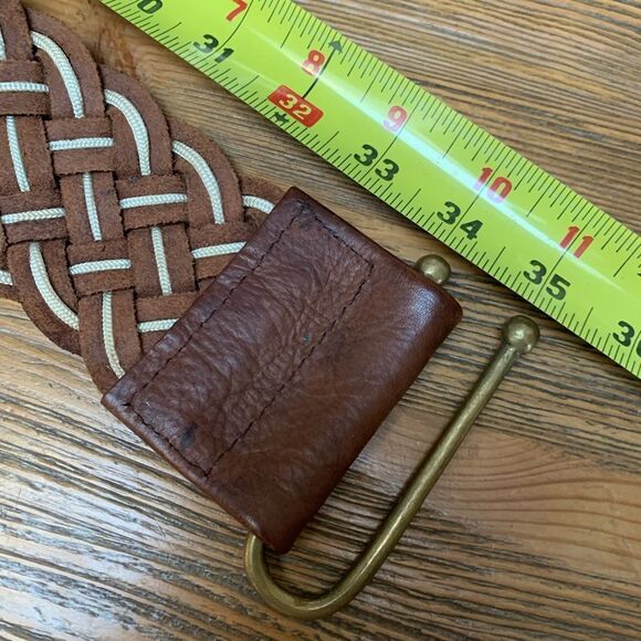 Motif 56 Brown Braided Women’s Leather Bag main image 4